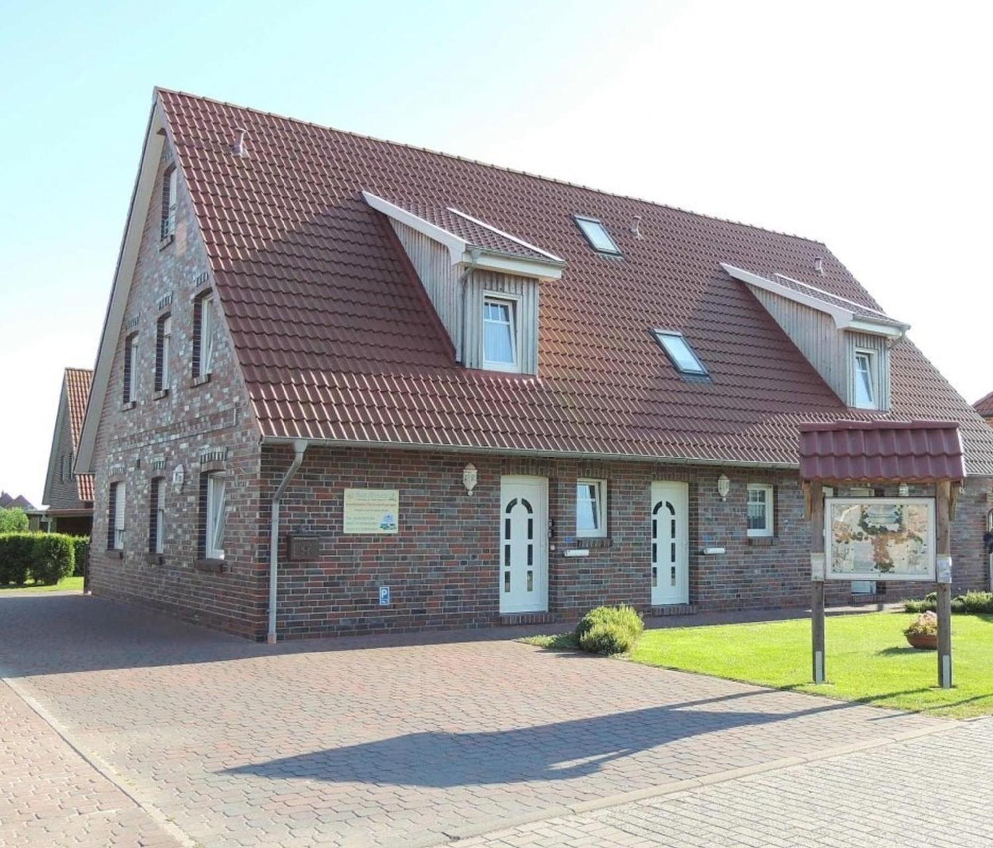 Haus Suedblick, Nr 2 Apartment Werdum Luaran gambar