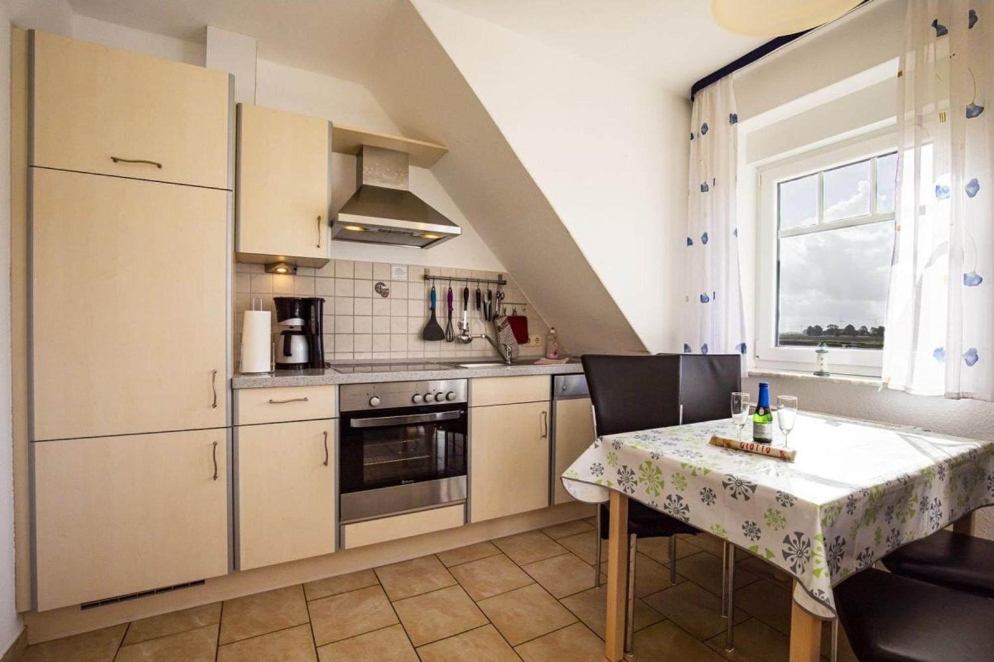 Haus Suedblick, Nr 2 Apartment Werdum Luaran gambar